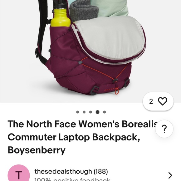 The North Face Women's Borealis Backpack - Purple - Picture 7 of 7